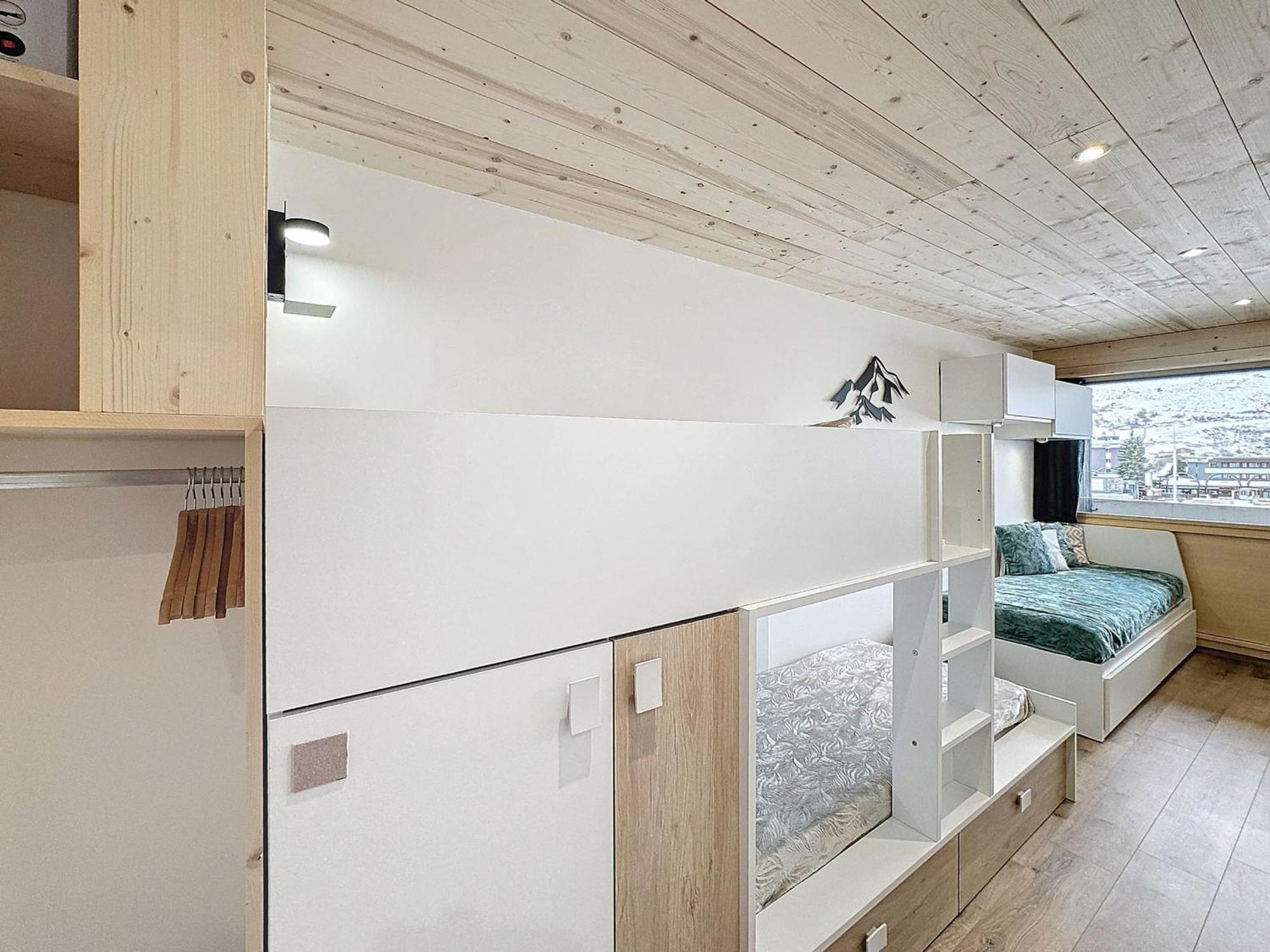 Studio Cosy 4 Pers, Balcon Sud, Pied Des Pistes Et Commerces, Les Menuires - La Croisette - Fr-1-178-360 Apartment Сен-Мартен-дьо-Белвил Екстериор снимка