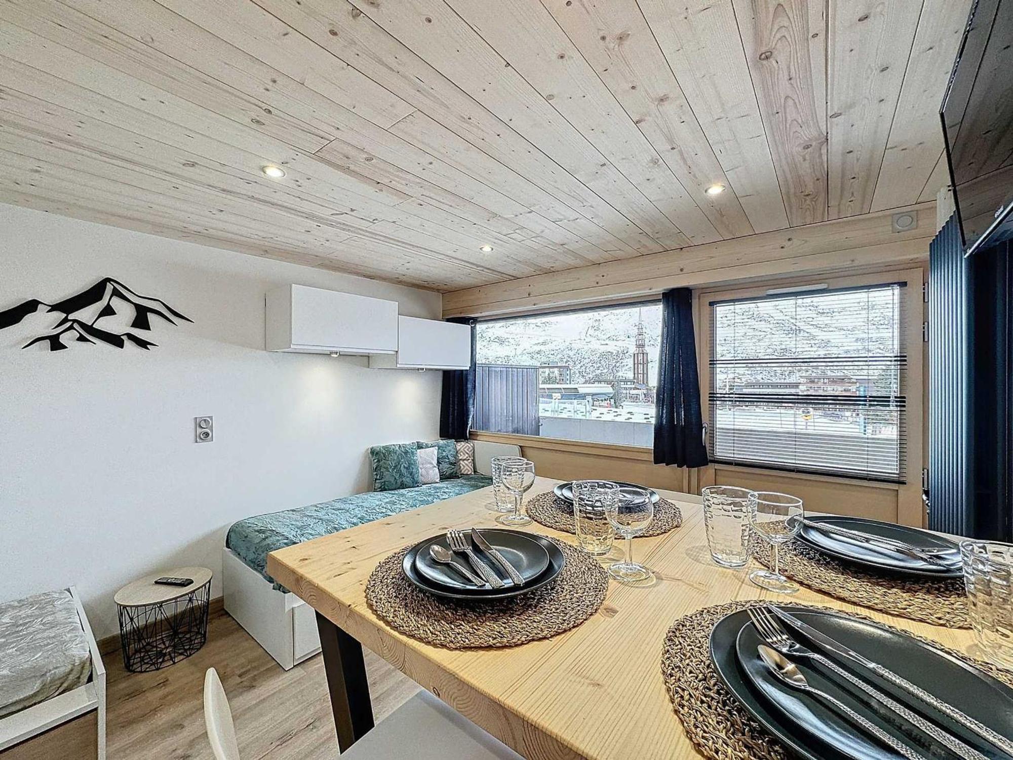 Studio Cosy 4 Pers, Balcon Sud, Pied Des Pistes Et Commerces, Les Menuires - La Croisette - Fr-1-178-360 Apartment Сен-Мартен-дьо-Белвил Екстериор снимка